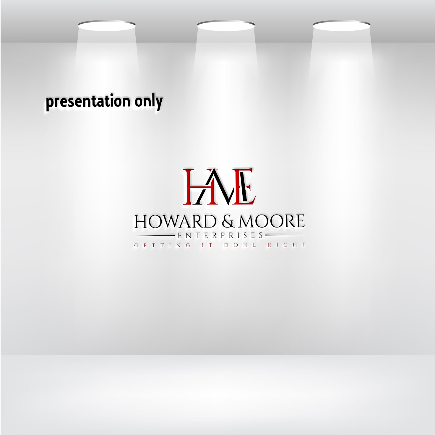 Logo Design by RS_Design for Howard & Moore Enterprises | Design #28587926