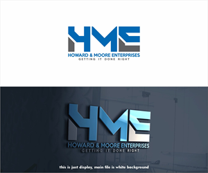 Logo Design by alkaline for Howard & Moore Enterprises | Design: #28590616