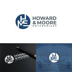 Logo Design by webeezine for Howard & Moore Enterprises | Design: #28591968