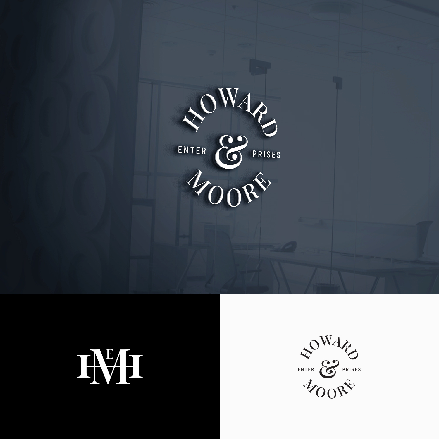 Logo Design by MunirMishbah for Howard & Moore Enterprises | Design #28588563