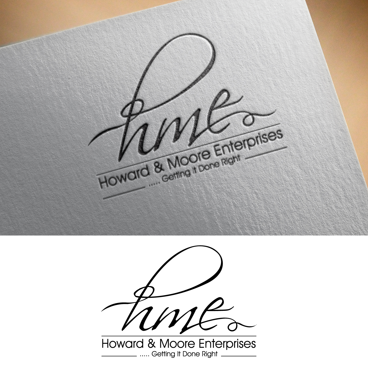 Logo Design by GODDREAMCREATION for Howard & Moore Enterprises | Design #28591159