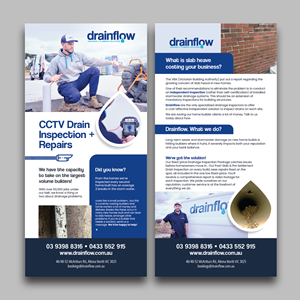 Flyer Design by Oleksandra Den for Drainflow | Design #28589567