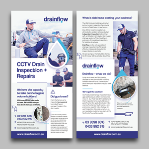 drainflow new business sales flyer | Flyer Design by Oleksandra Den