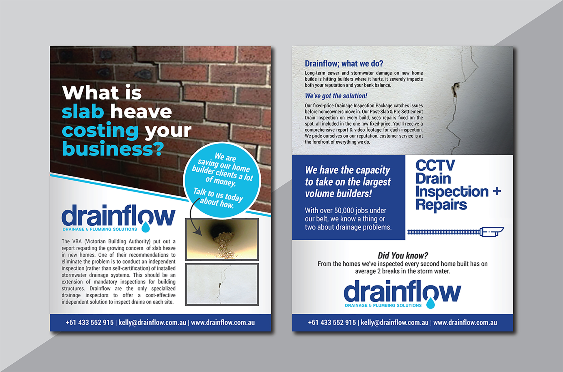 Diseño de Flyer por Deziners Zone para Drainflow | Diseño #28589785