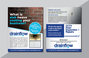 Flyer Design by Deziners Zone for Drainflow | Design: #28589785