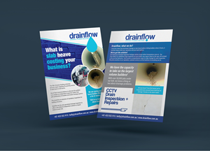 Flyer Design by Deziners Zone for Drainflow | Design: #28589786
