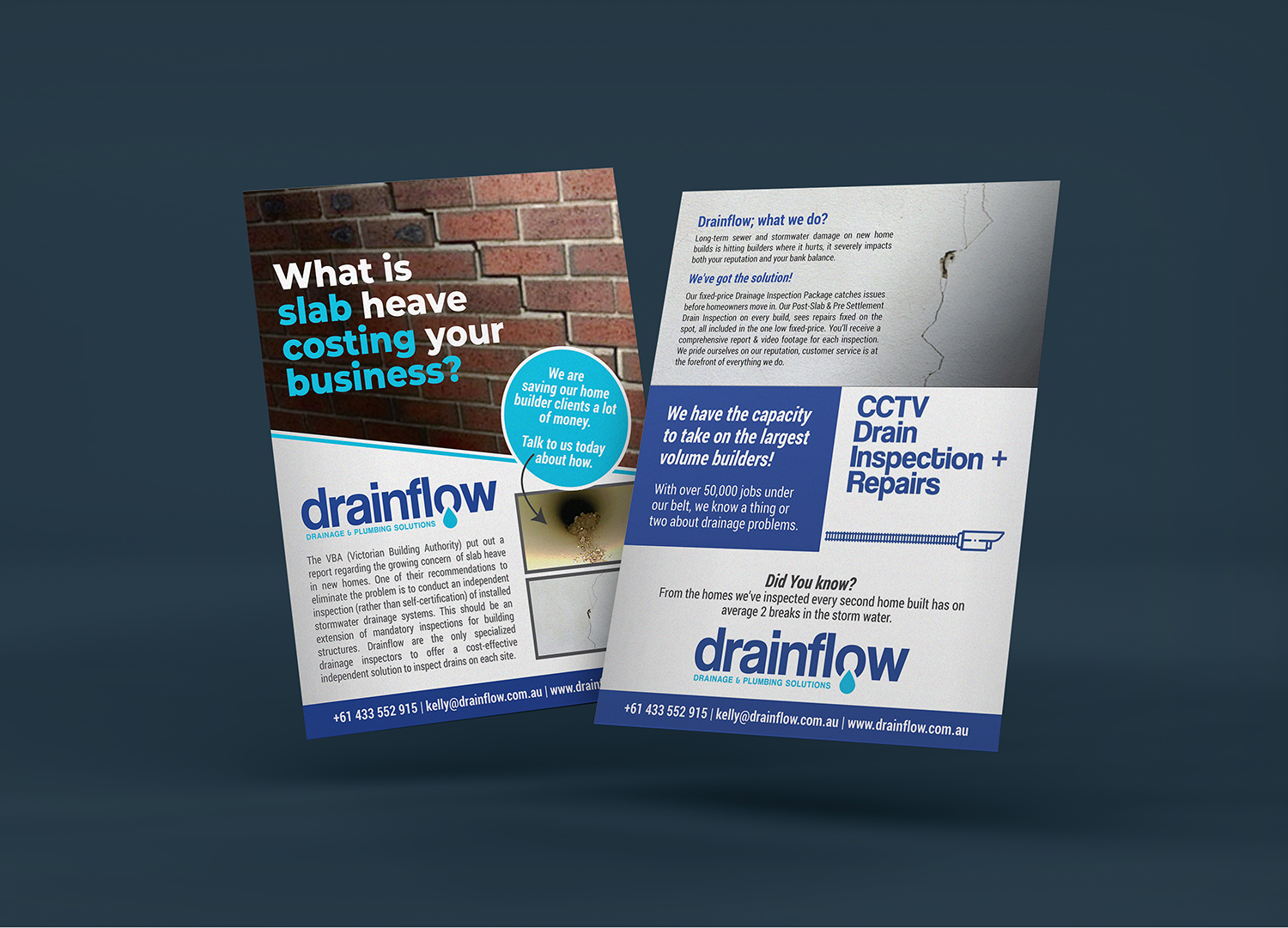 Flyer Design by Deziners Zone for Drainflow | Design #28589787