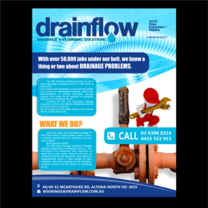 Design de Flyer par elveneclipse pour Drainflow | Design : #28591508