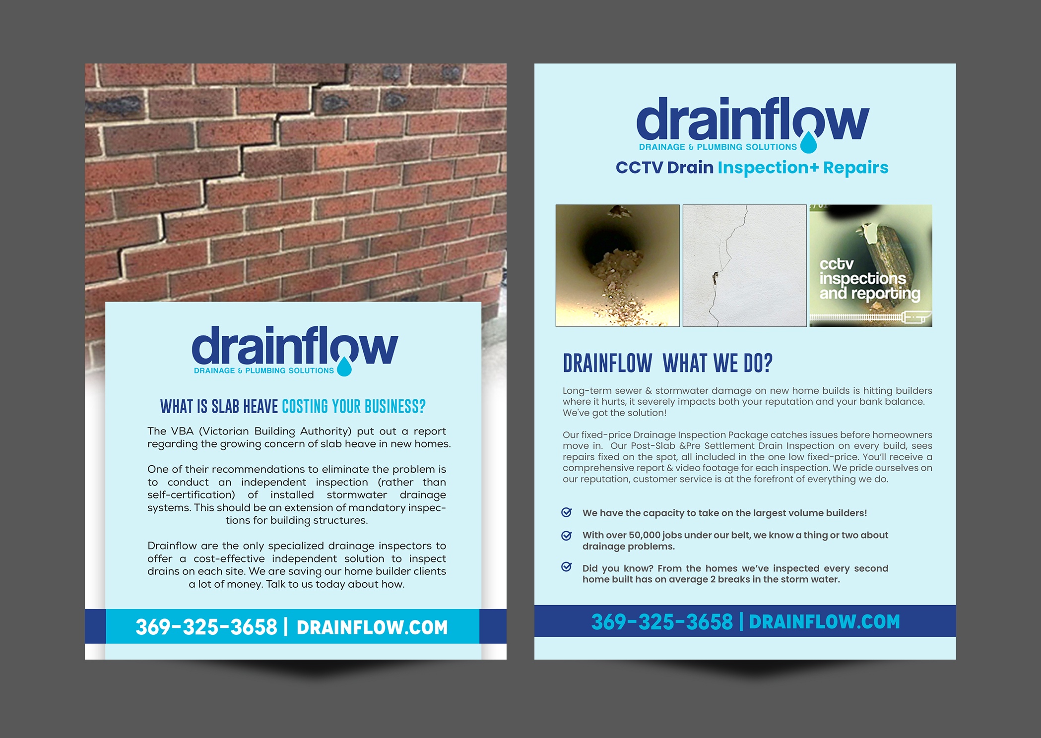 Flyer Design by chandrayaan.creative for Drainflow | Design #28590061