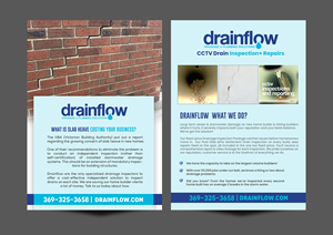 Flyer Design by chandrayaan.creative for Drainflow | Design: #28590061