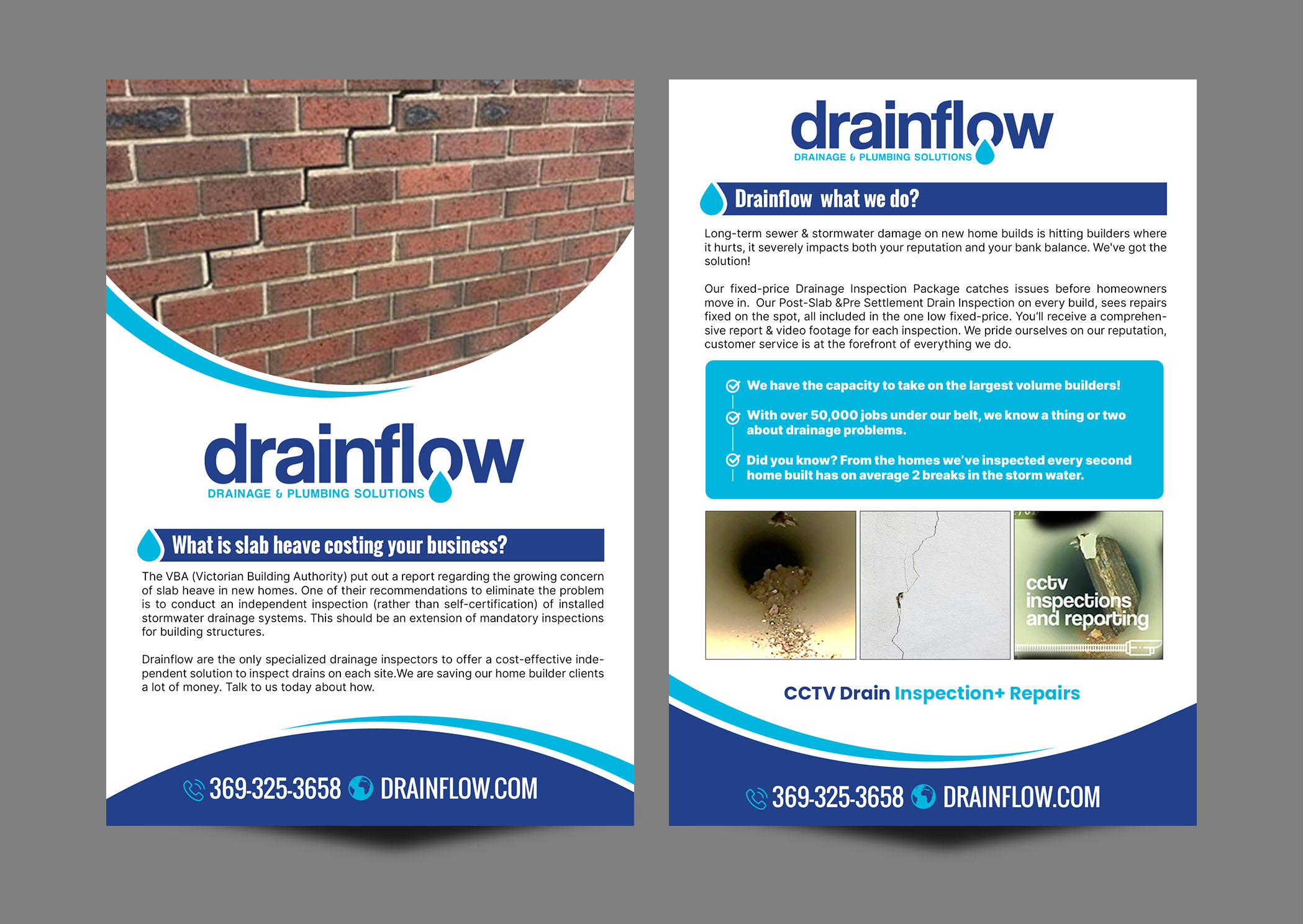 Design de Flyer par chandrayaan.creative pour Drainflow | Design #28590063