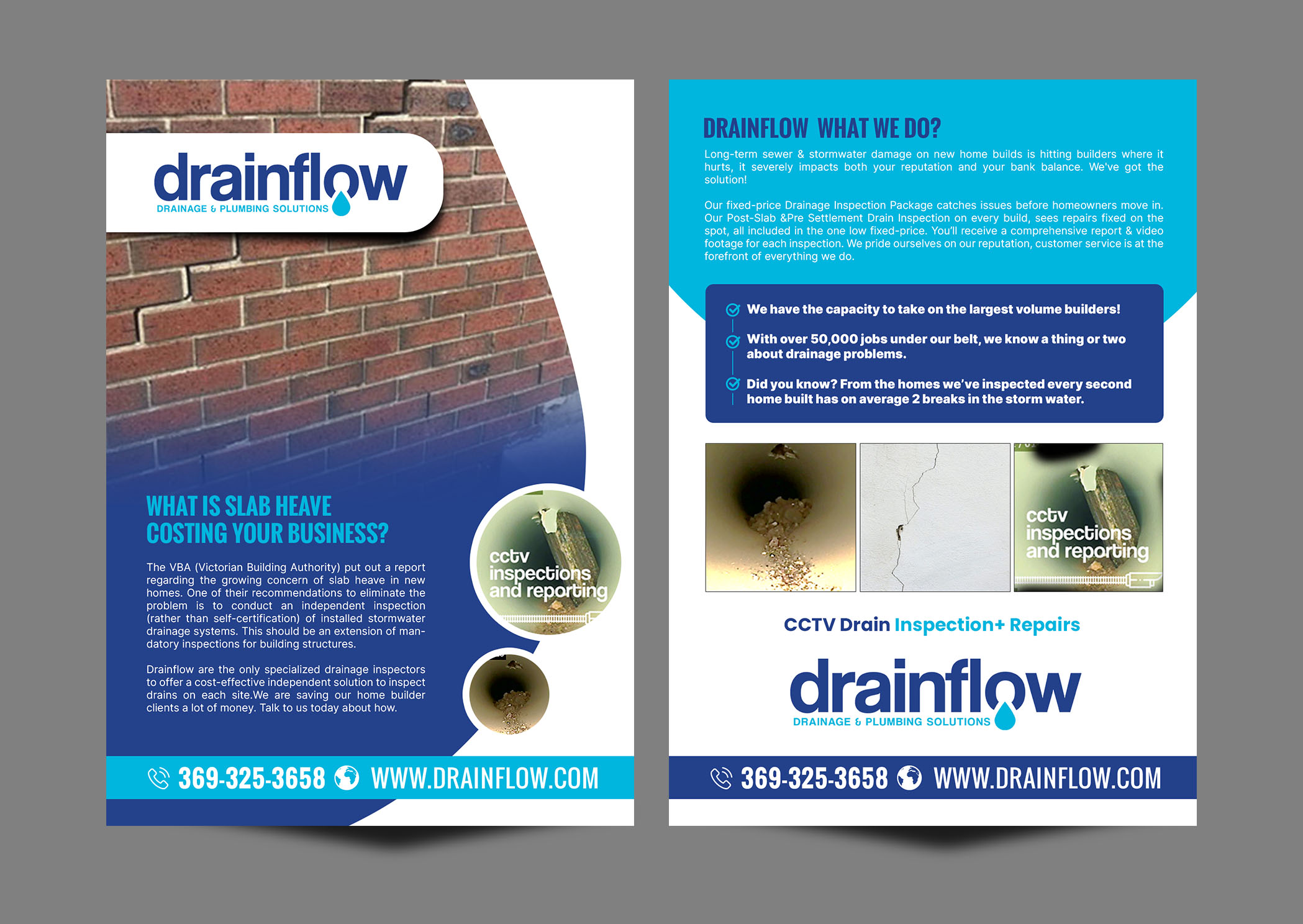 Flyer Design by chandrayaan.creative for Drainflow | Design: #28590297