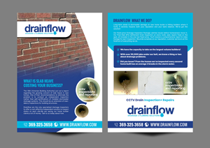 Flyer Design by chandrayaan.creative for Drainflow | Design: #28590297