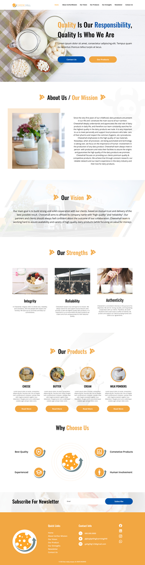 Web-Design von SiDzigns für Cheesehall BV | Design: #28693506