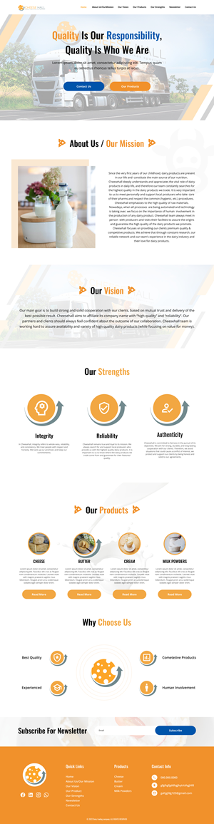 Web-Design von SiDzigns für Cheesehall BV | Design: #28693513