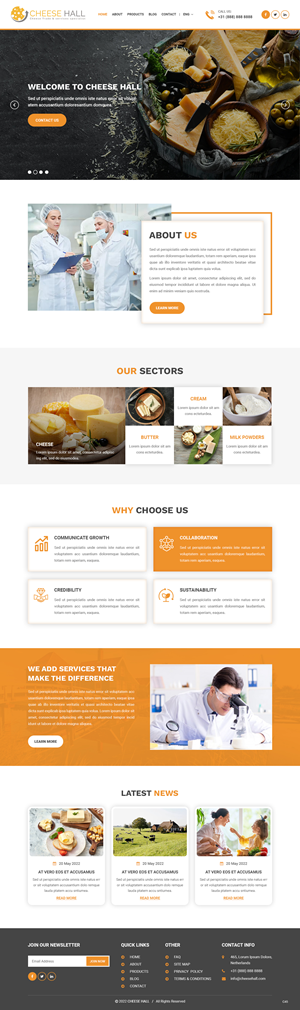 Web-Design von pb für Cheesehall BV | Design: #28598548