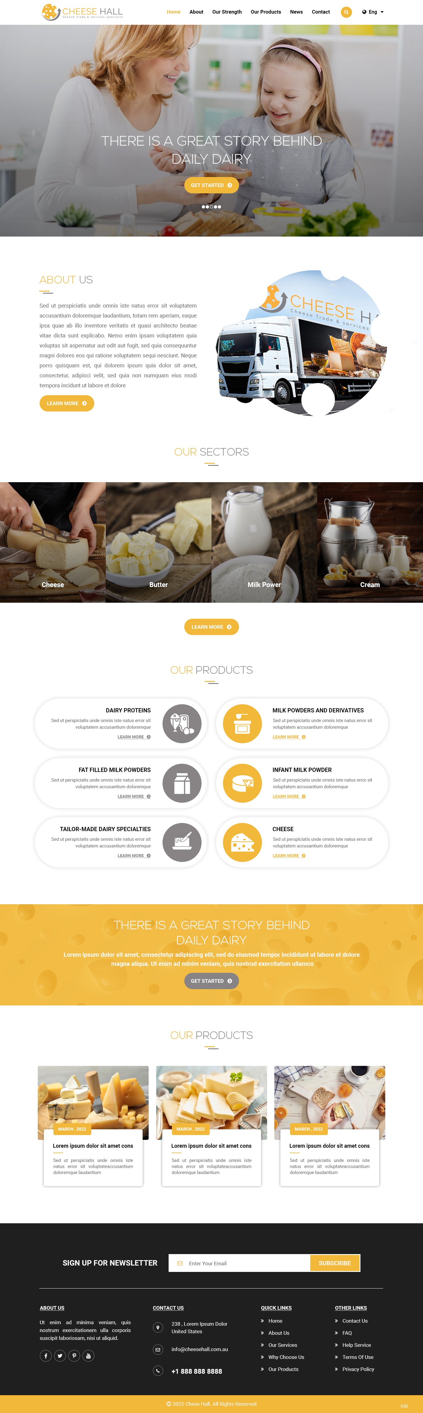 Web Design by pb for Cheesehall BV | Design #28602062