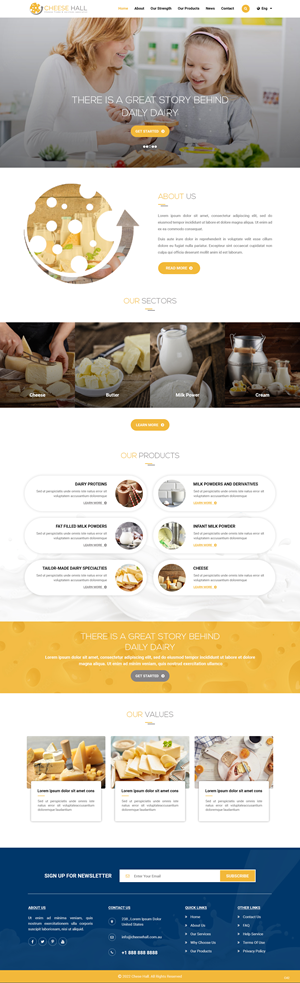 Web Design by pb for Cheesehall BV | Design: #28616308