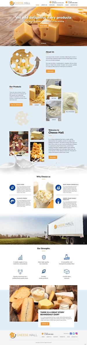 Web Design by pb for Cheesehall BV | Design: #28616309