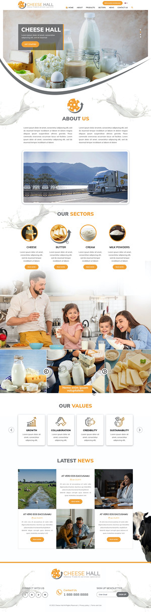Web Design by pb for Cheesehall BV | Design: #28621963