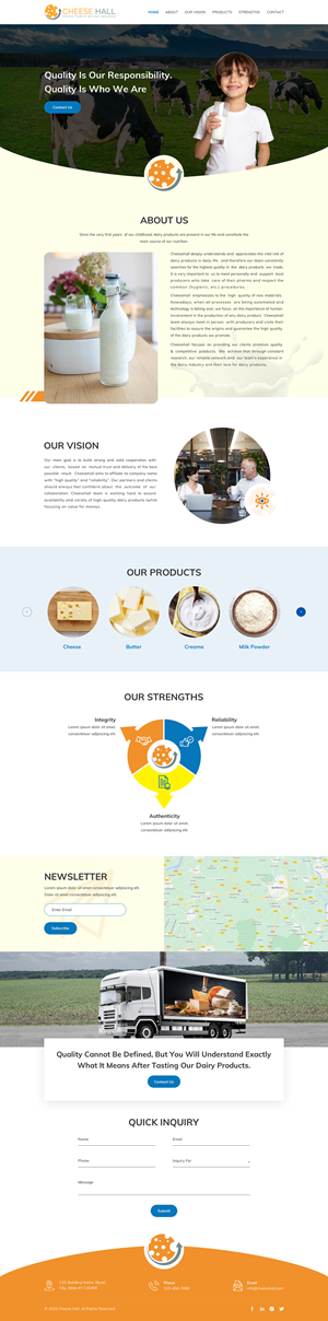 Web Design by Sbss for Cheesehall BV | Design: #28613873