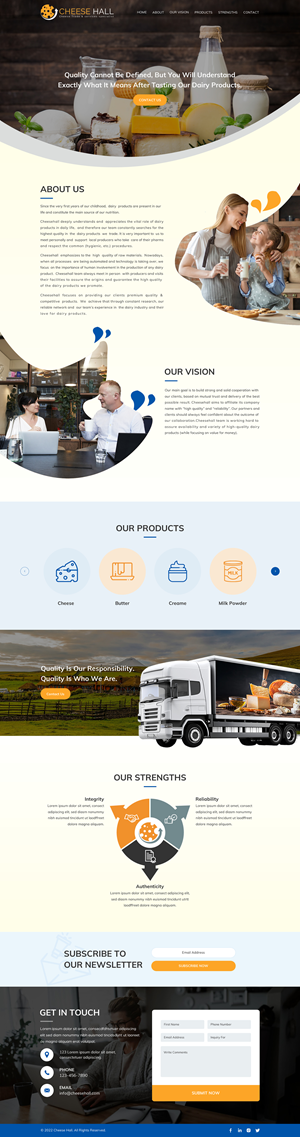 Web-Design von Sbss für Cheesehall BV | Design: #28619371