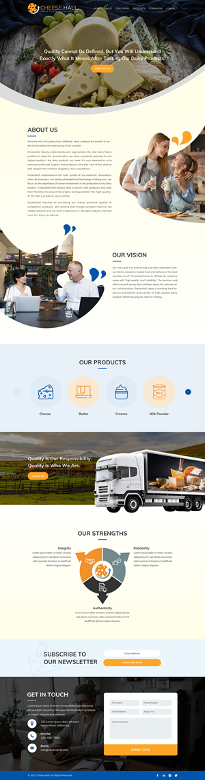 Web-Design von Sbss für Cheesehall BV | Design: #28619372