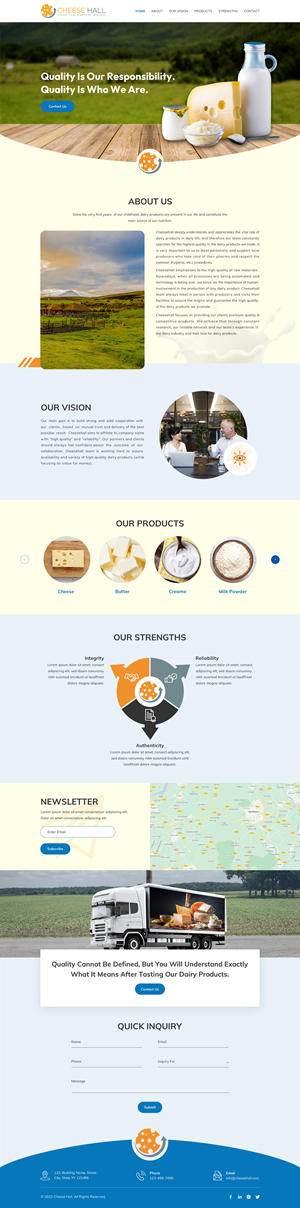 Web-Design von Sbss für Cheesehall BV | Design: #28619373
