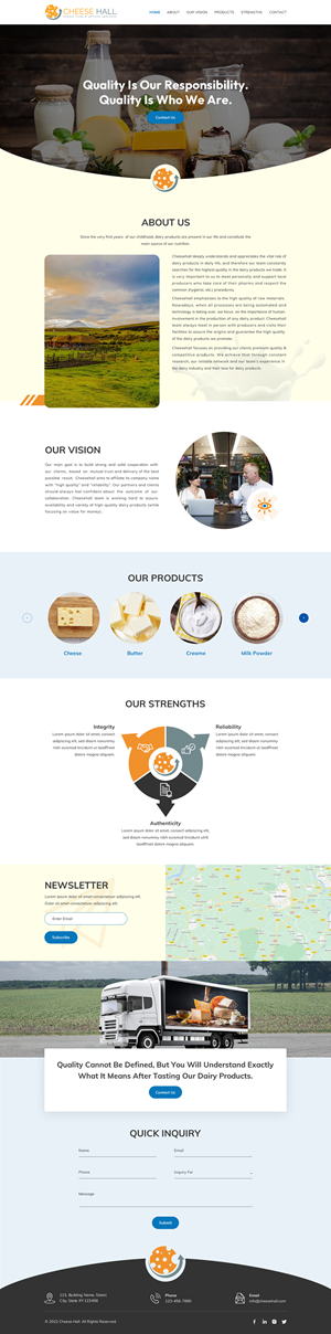 Web-Design von Sbss für Cheesehall BV | Design: #28619374