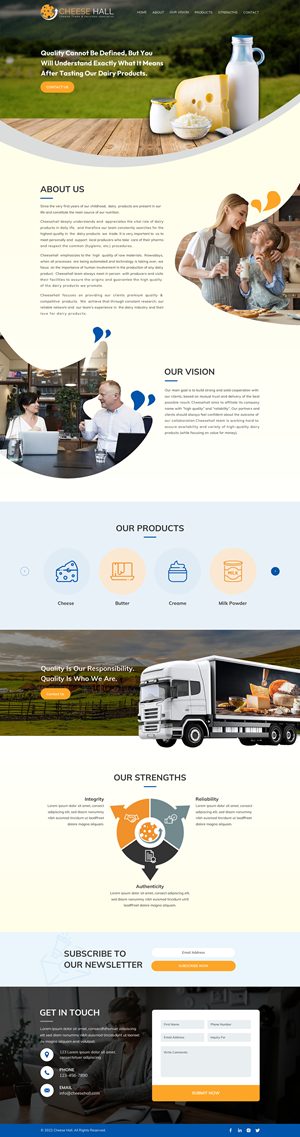 Web-Design von Sbss für Cheesehall BV | Design: #28620504