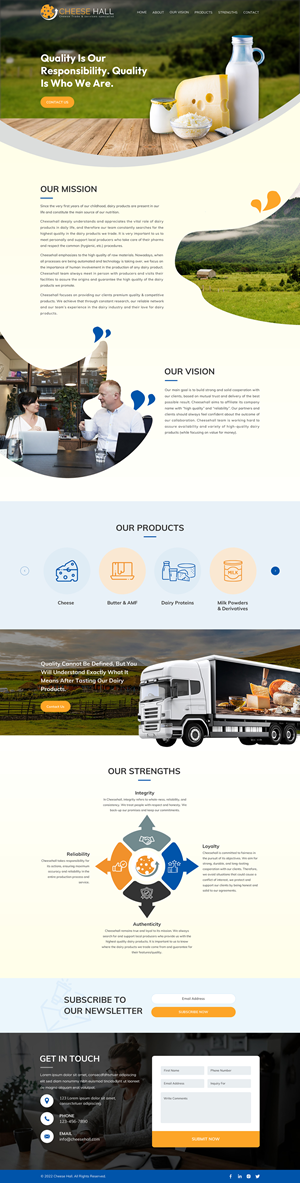 Web Design by Sbss for Cheesehall BV | Design: #28656668