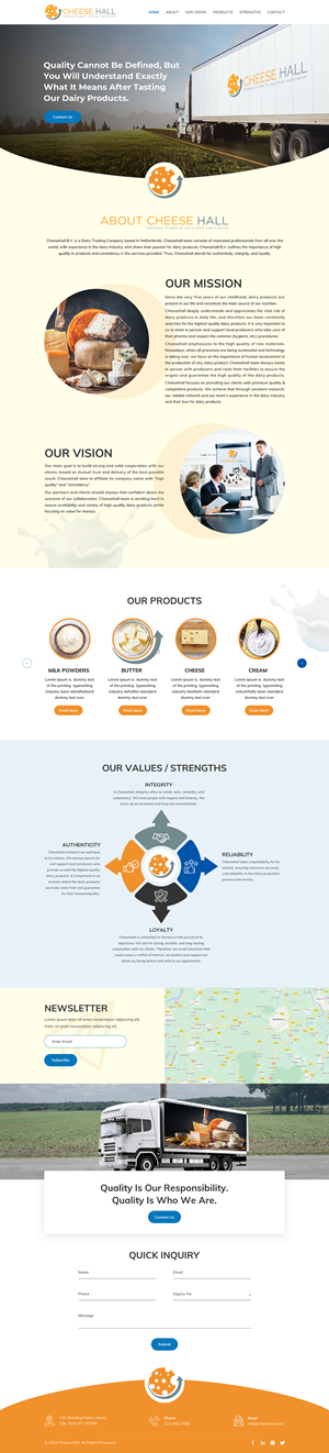 Web Design by Sbss for Cheesehall BV | Design: #28692995