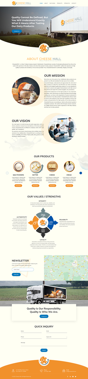 Web-Design von Sbss für Cheesehall BV | Design: #28719210