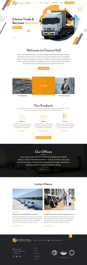 Web-Design von sai.designer87 für Cheesehall BV | Design: #28597583