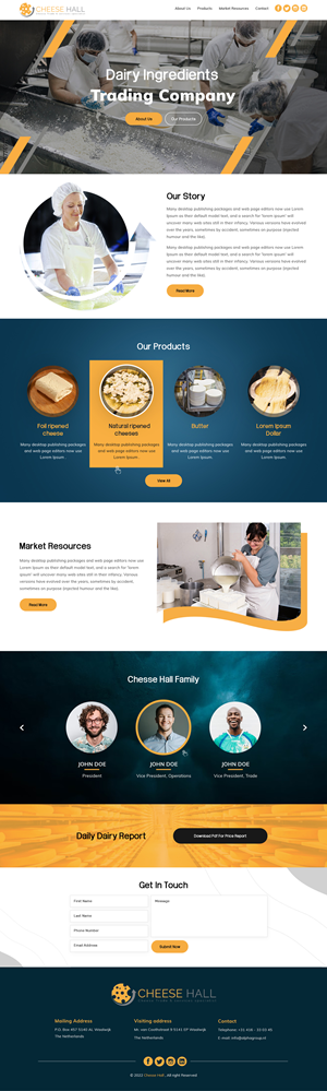 Web-Design von sai.designer87 für Cheesehall BV | Design: #28601537