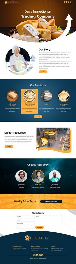 Web-Design von sai.designer87 für Cheesehall BV | Design: #28601538