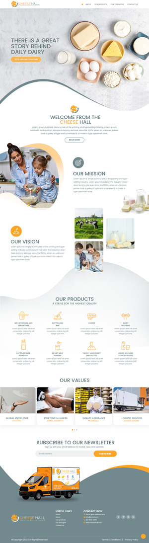 Web-Design von nzdesigners für Cheesehall BV | Design: #28652869