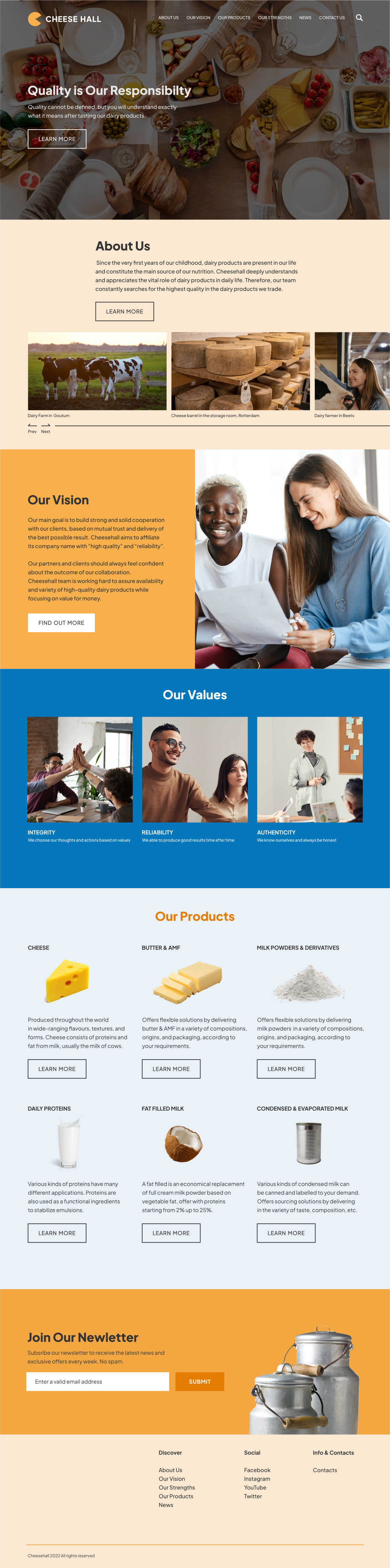 Diseño Web por ISYL para Cheesehall BV | Diseño #28623586
