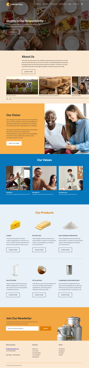 Web-Design von ISYL für Cheesehall BV | Design: #28623737