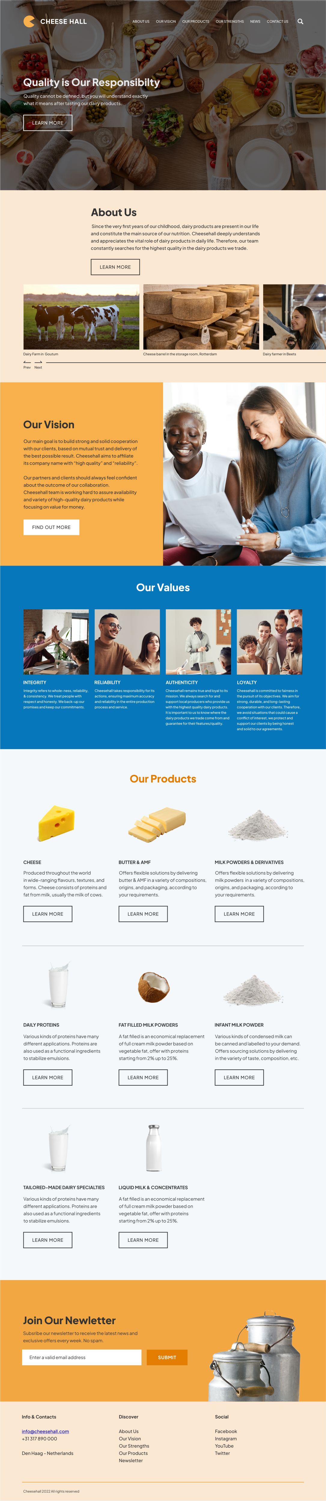 Web-Design von ISYL für Cheesehall BV | Design #28649511