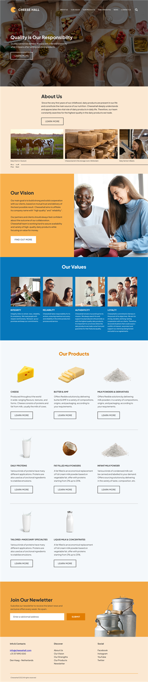 Web-Design von ISYL für Cheesehall BV | Design: #28649511