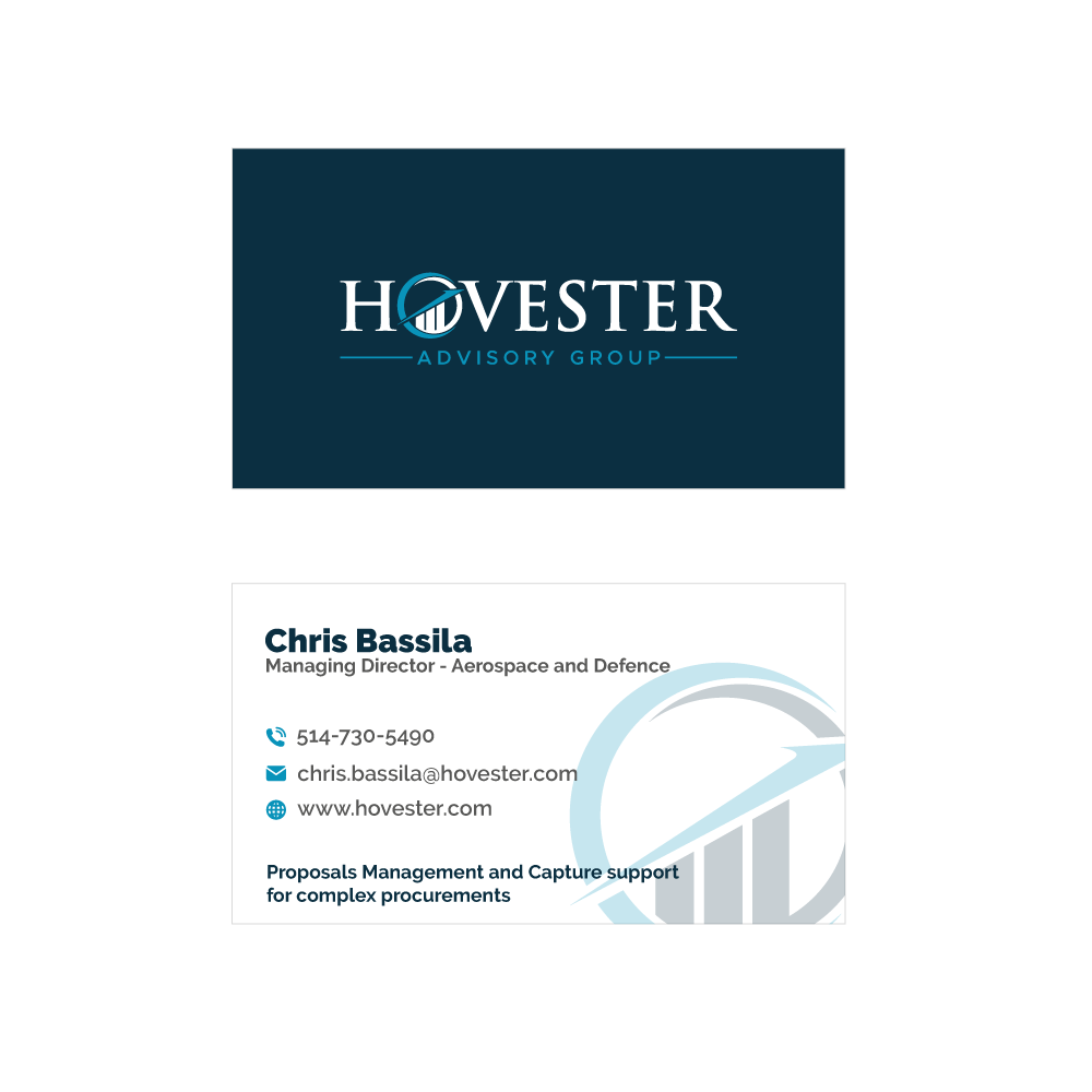 Business Card Design by lastyles for Hovester Advisory Group | Design #28594081