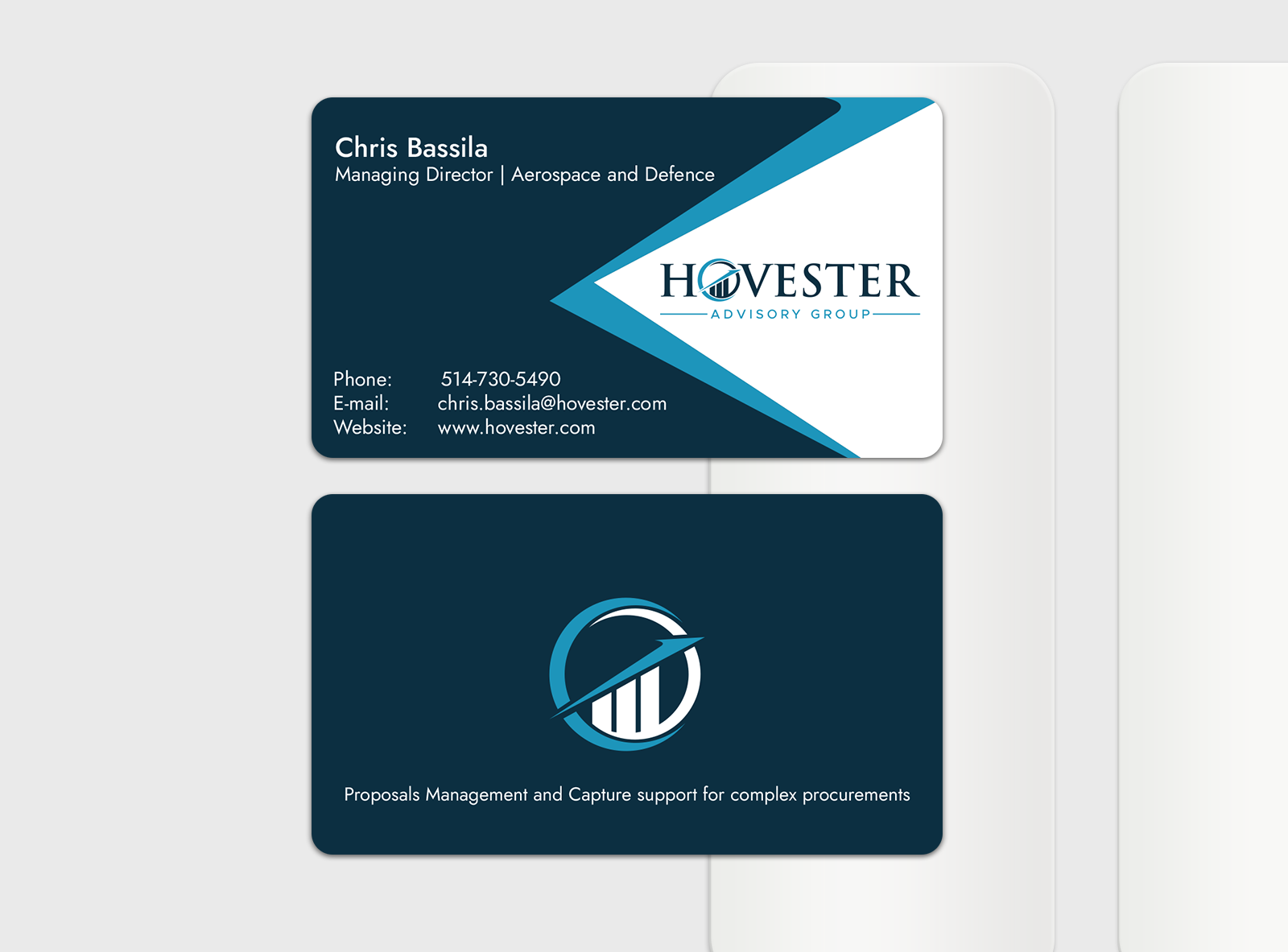 Business Card Design by Kevin Indiaka for Hovester Advisory Group | Design #28605281