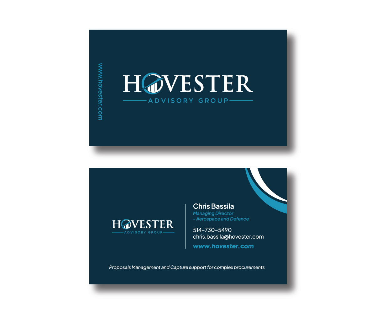Business Card Design by M_dez for Hovester Advisory Group | Design #28595321