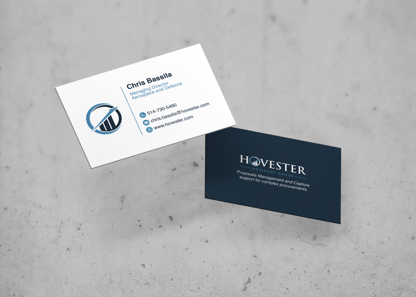 Business Card Design by r.benlak for Hovester Advisory Group | Design #28592750