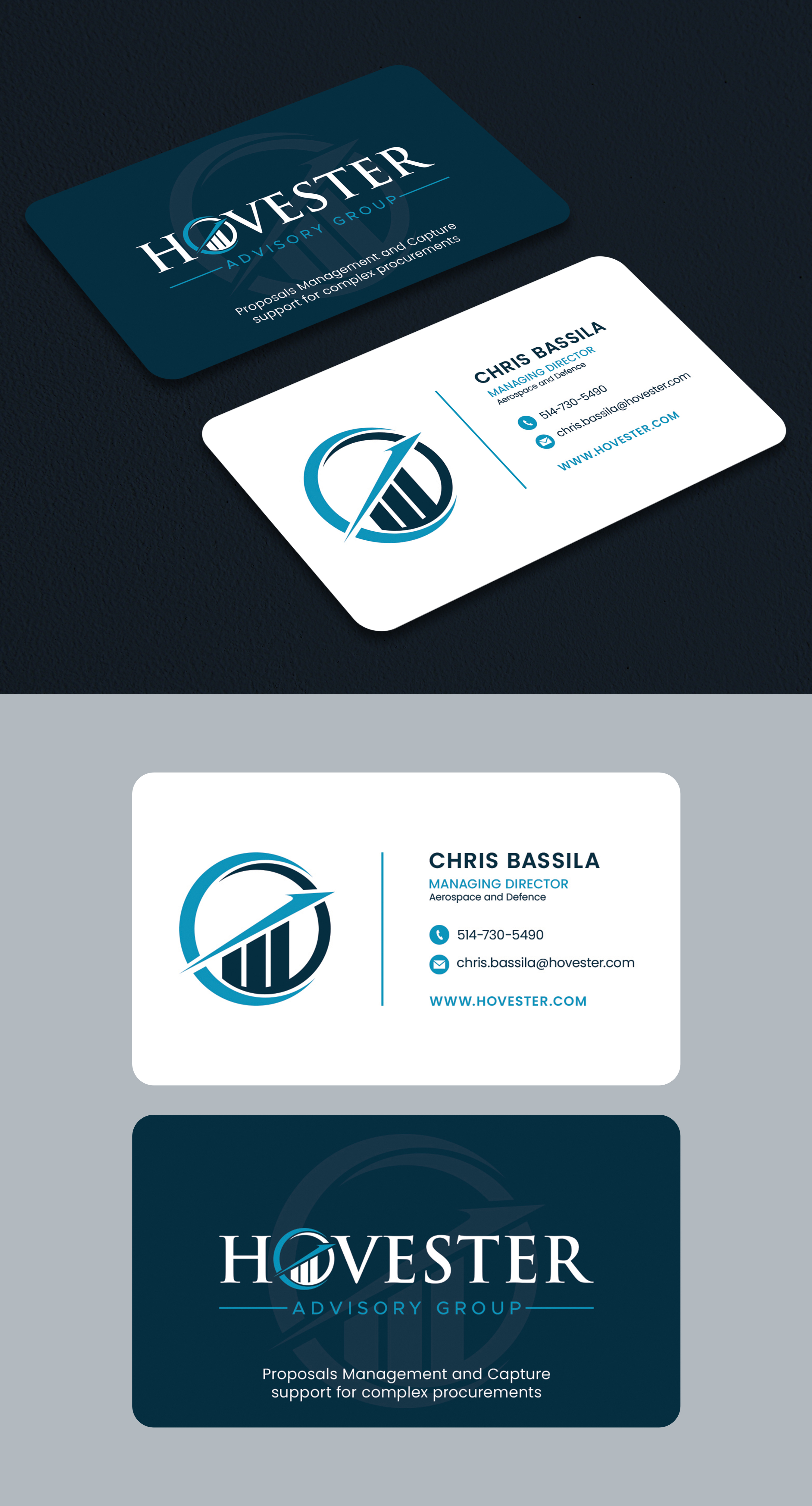 Business Card Design by Gpix Design for Hovester Advisory Group | Design #28594653