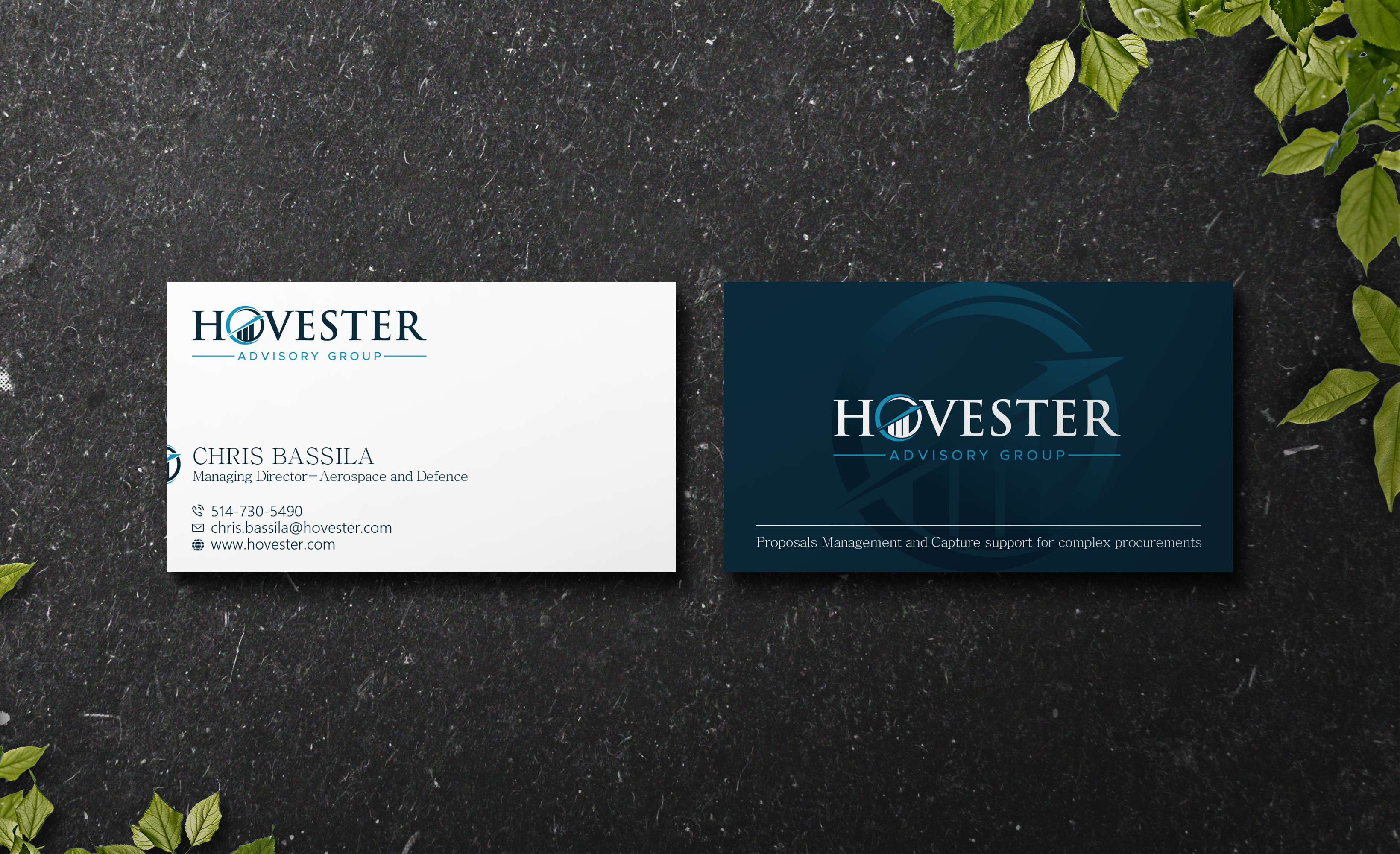 Business Card Design by Verified artistry (Design garden) for Hovester Advisory Group | Design #28599058