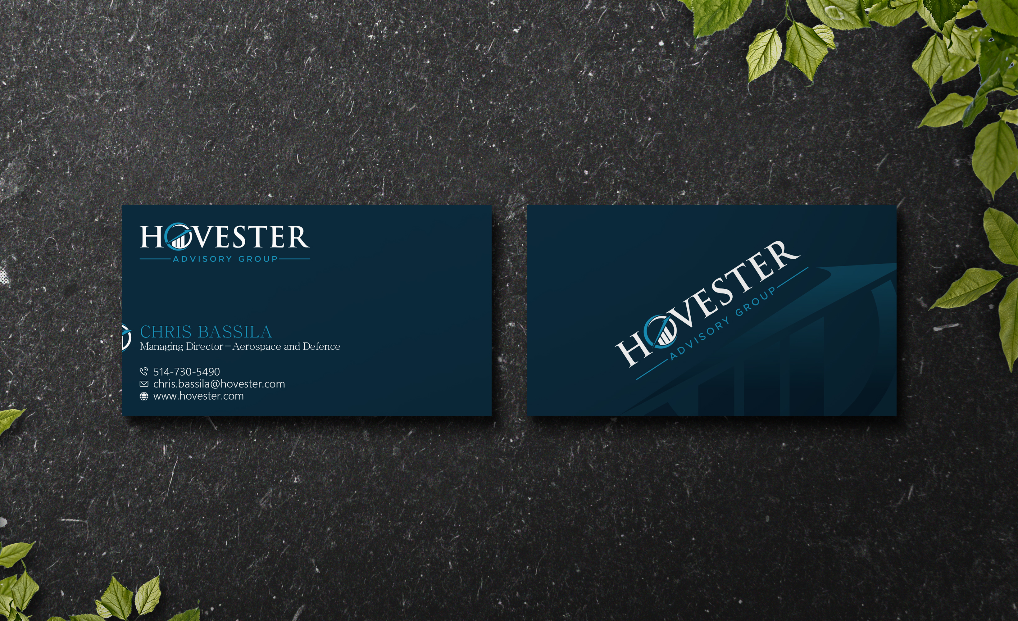Business Card Design by Verified artistry (Design garden) for Hovester Advisory Group | Design #28599059