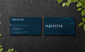 Business Card Design by Verified artistry (Design garden) for Hovester Advisory Group | Design: #28599076