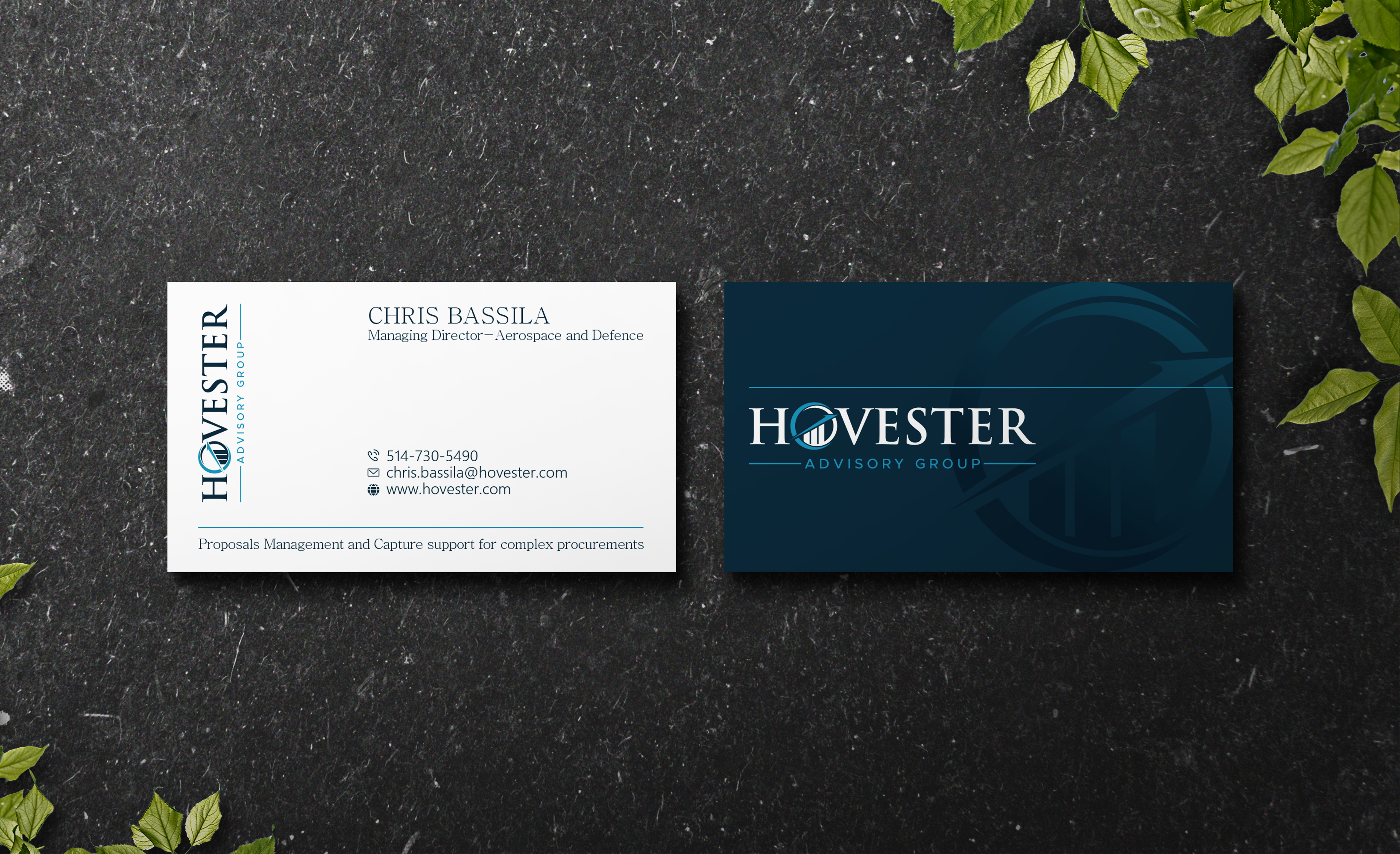 Business Card Design by Verified artistry (Design garden) for Hovester Advisory Group | Design #28599080